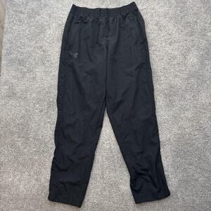 Under Armour Pants Mens Large Black HeatGear Lightweight Athletic Zip Pockets